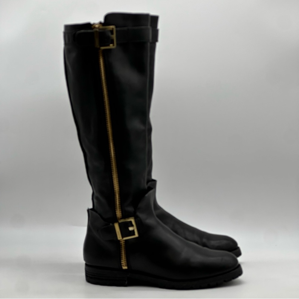 Aerin Lupita Leather Boots. Size 10